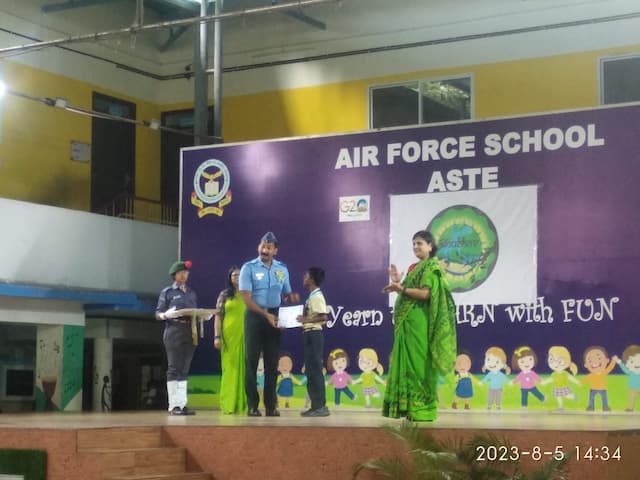 AIRFORCE SCHOOL ASTE - DRAWING WINNER
