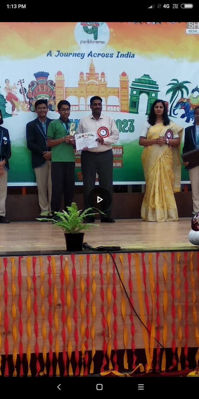 SISHYA BEML - NAKSHE KA KARISHMA- WINNER